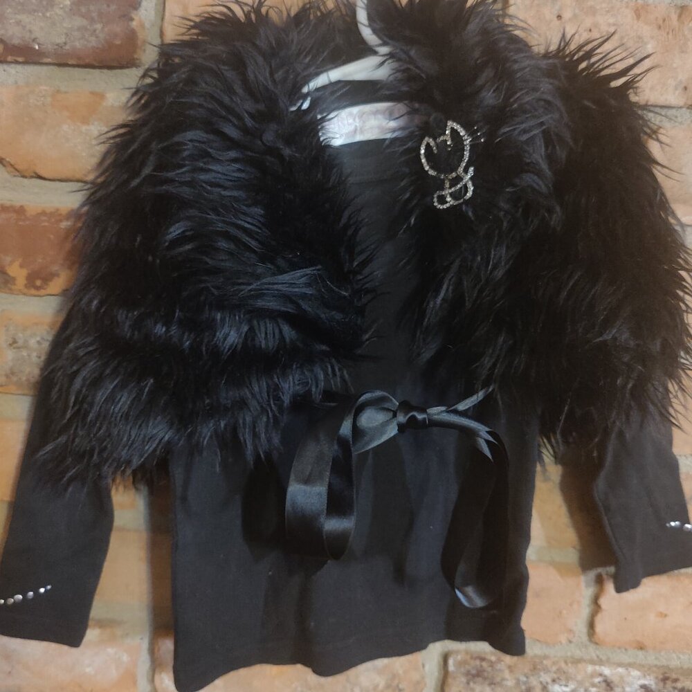 Girls 3 Piece Faux Fur Outfit Greggy Girl